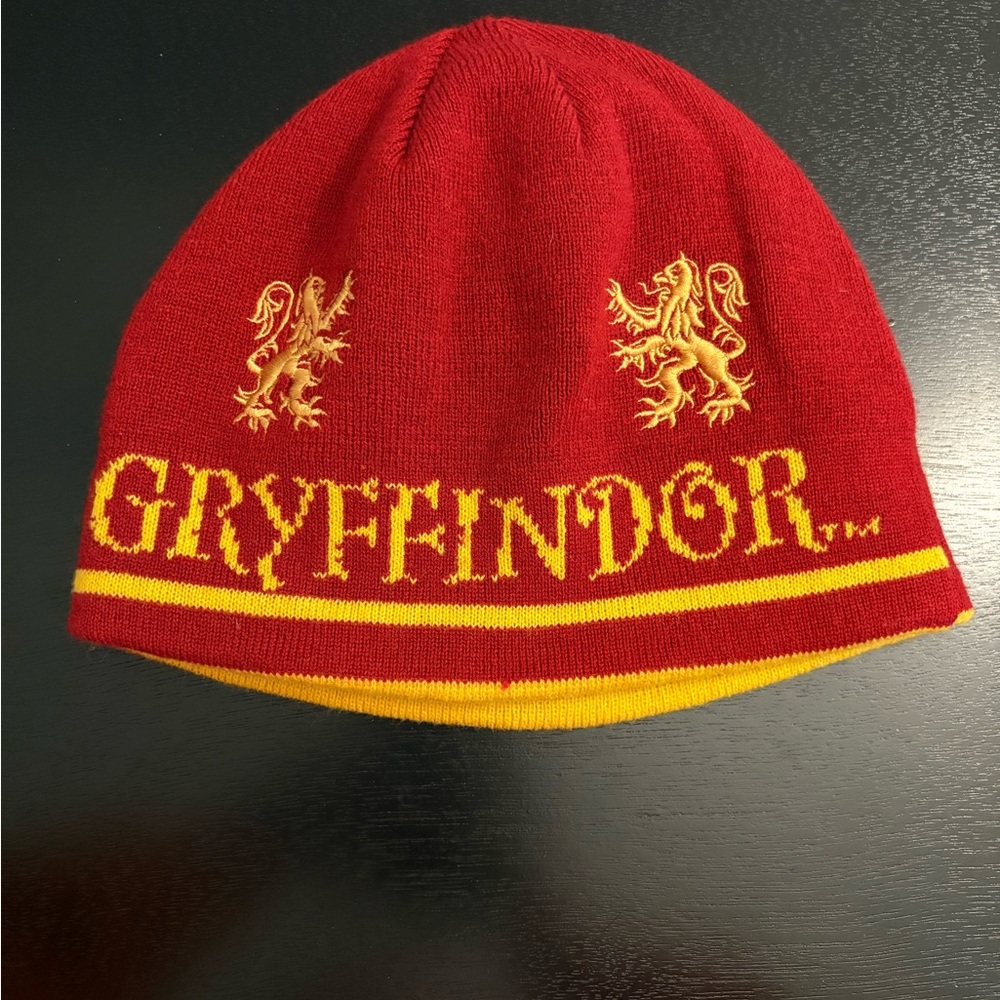 Gryffindor Red and Yellow Reversible Beanie